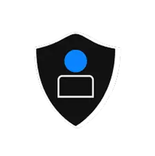 Icon showing privacy protection in balance verification