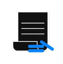 Icon showing daily reserve report updates and transparency